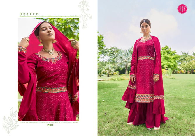 Rsf Sabhya Heavy Wedding Wear Pure Chinon Silk Latest Designer Salwar Kameez Collection